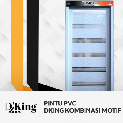 PINTU PVC DKING KOMBINASI MOTIF